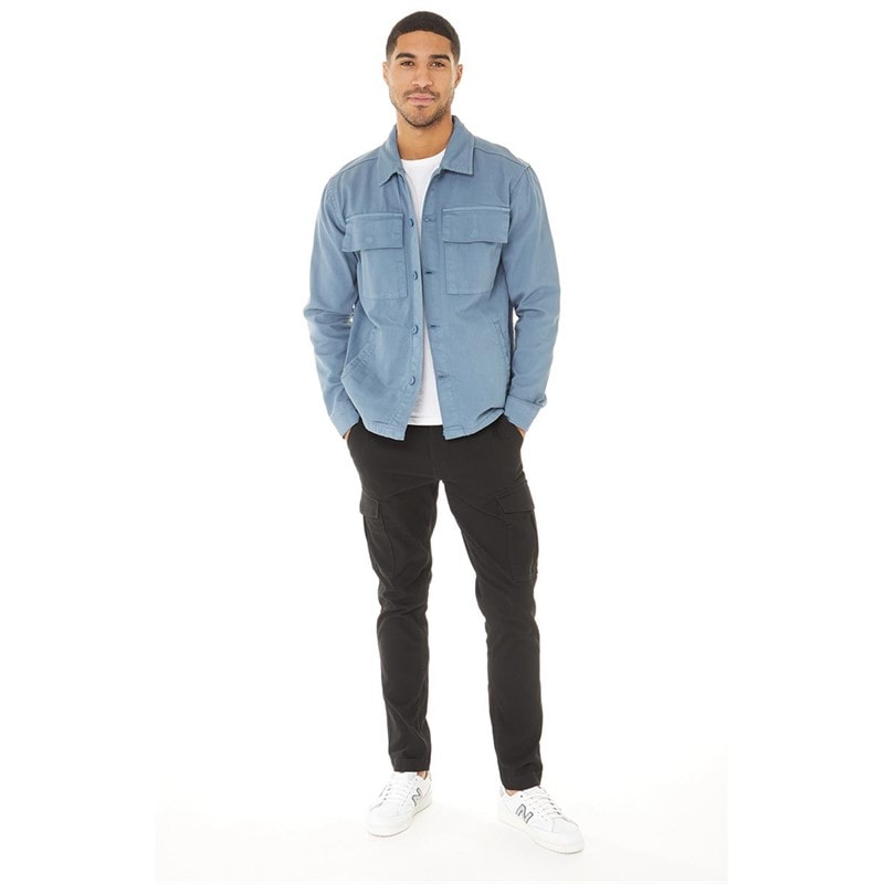JACK & JONES Mens Marco Dean Cargo Pants Black - Image 3