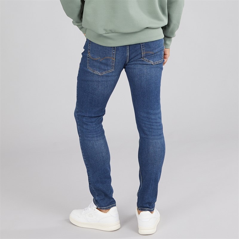 JACK & JONES Mens Glenn SQ 327 Slim Fit Jeans Blue - Image 2