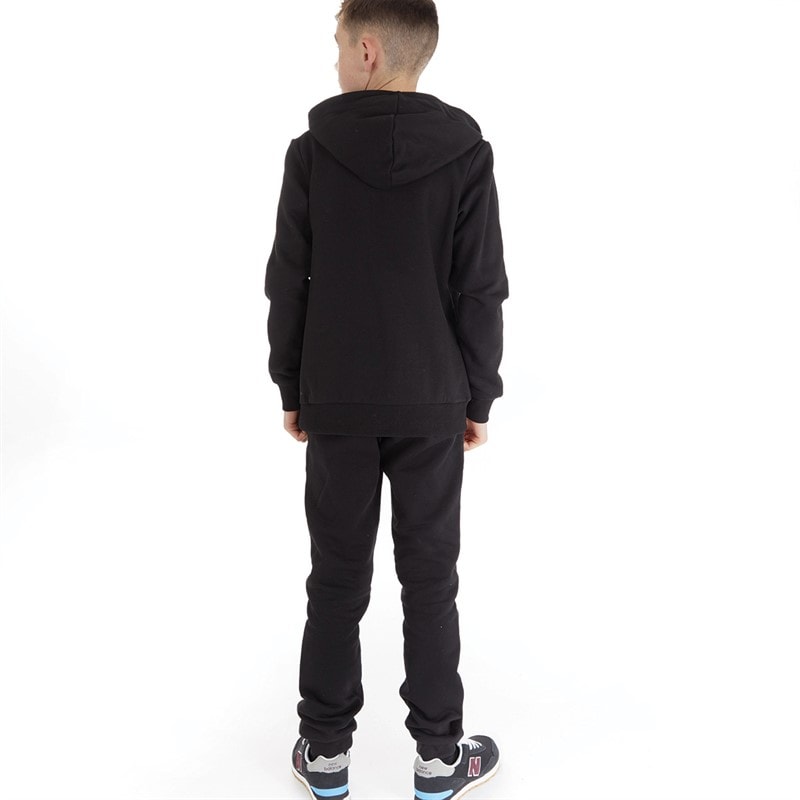 JACK & JONES Boys Lock Tracksuit Black - Image 2