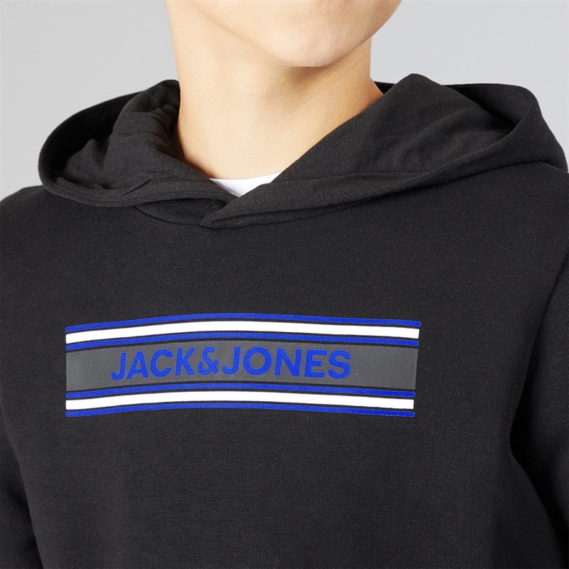 JACK & JONES Boys Multi Tracksuit Black - Image 3