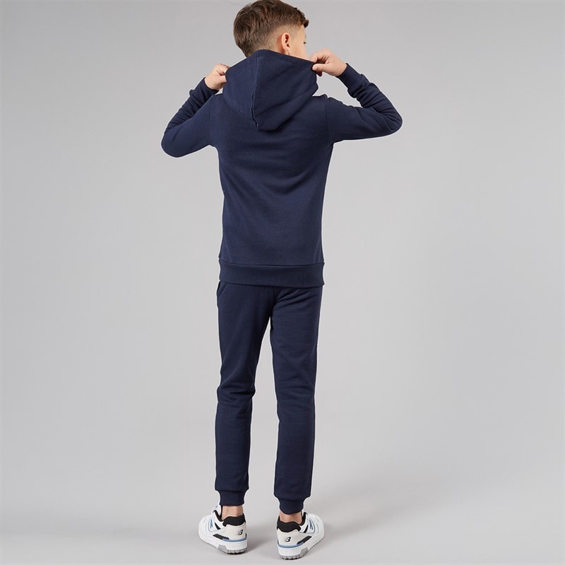 JACK & JONES Boys Scripted Tracksuit Navy Blazer - Image 2