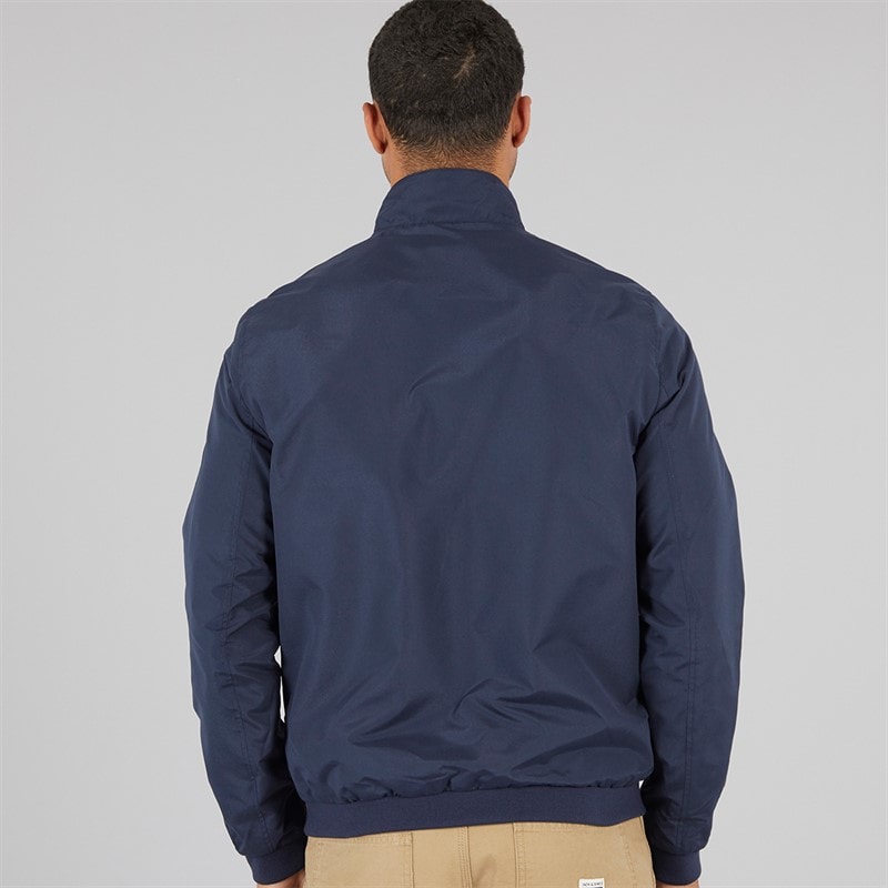 JACK & JONES Mens Mash Harrington Jacket Navy Blazer - Image 2
