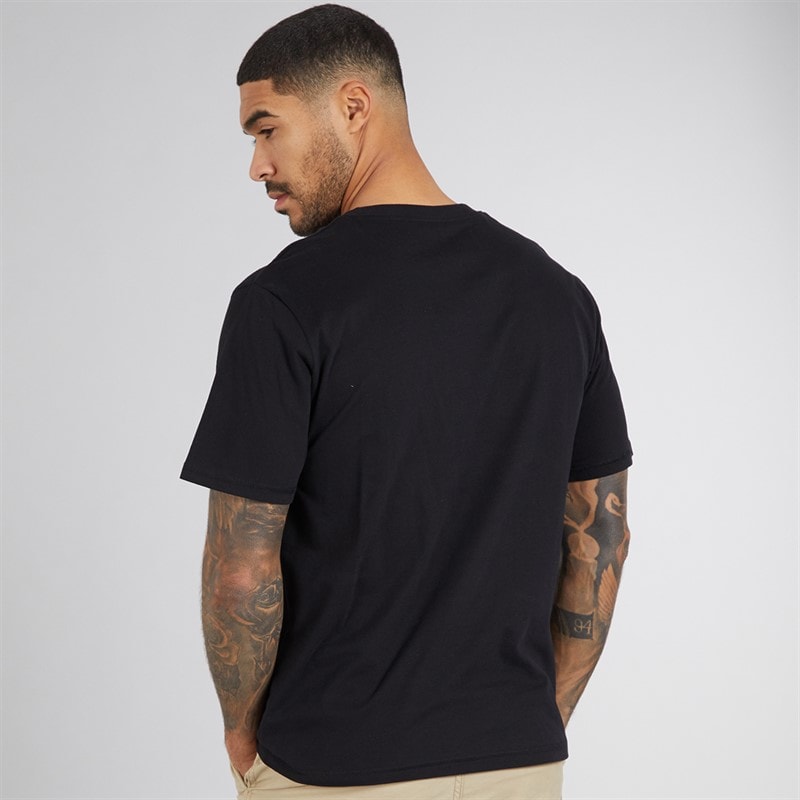 JACK & JONES Mens Classic T-Shirt Black - Image 2