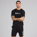 JACK & JONES Mens Neo T-Shirt And Short sSet Black