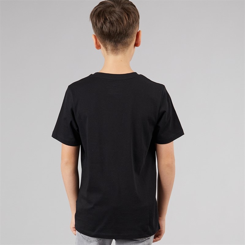 JACK & JONES JACK AND JONES Boys Neto T-Shirt Black - Image 2