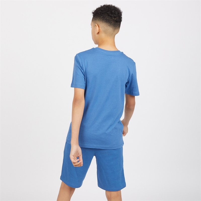 JACK & JONES Boys Kai T-Shirt And Shorts Set Bright Cobalt - Image 2