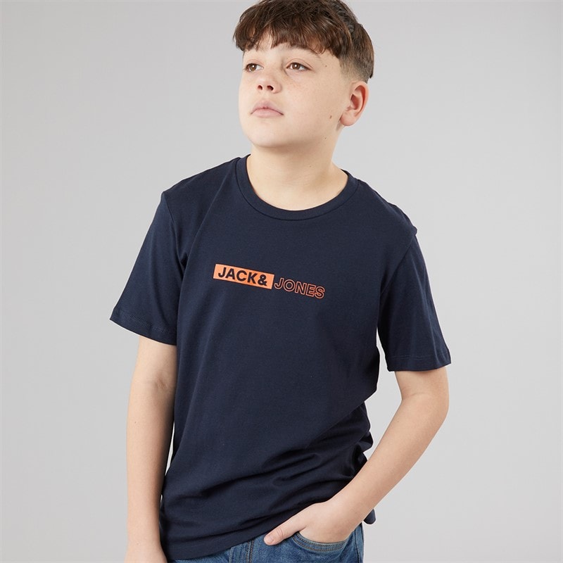 JACK & JONES Boys Neo T-Shirt Sky Captain