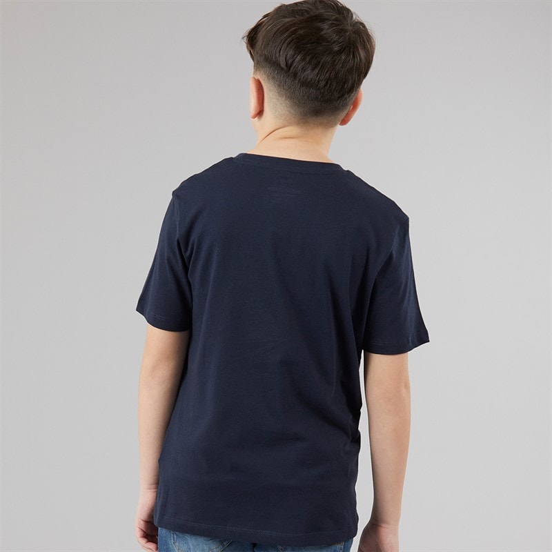 JACK & JONES Boys Neo T-Shirt Sky Captain - Image 2