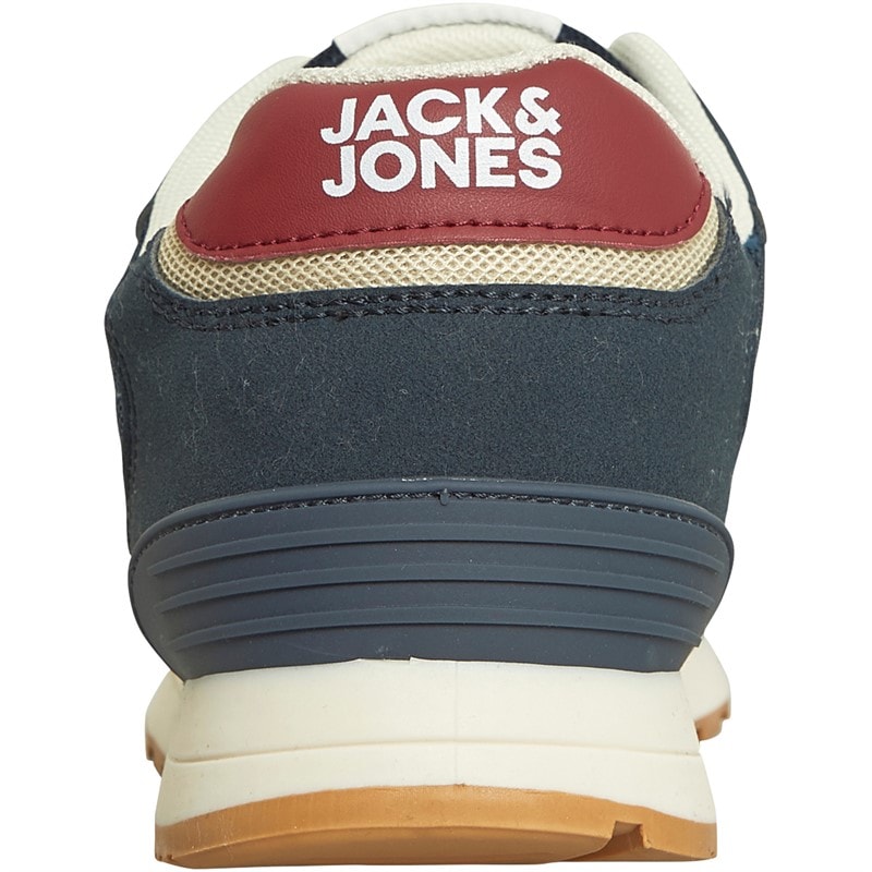 JACK & JONES Mens Milan Trainers Navy Blazer - Image 3