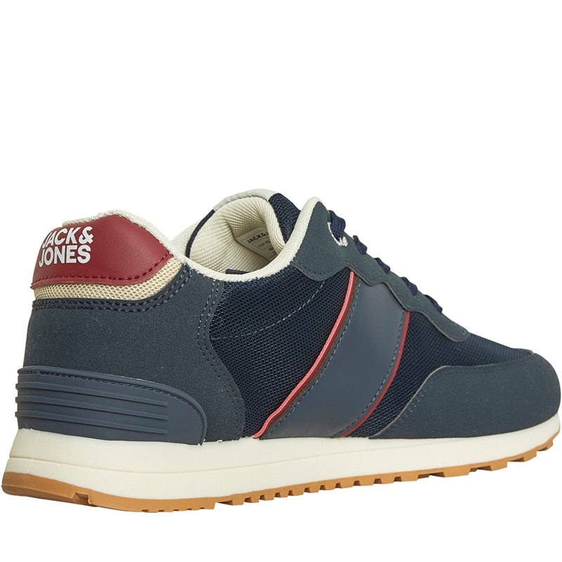 JACK & JONES Mens Milan Trainers Navy Blazer - Image 5
