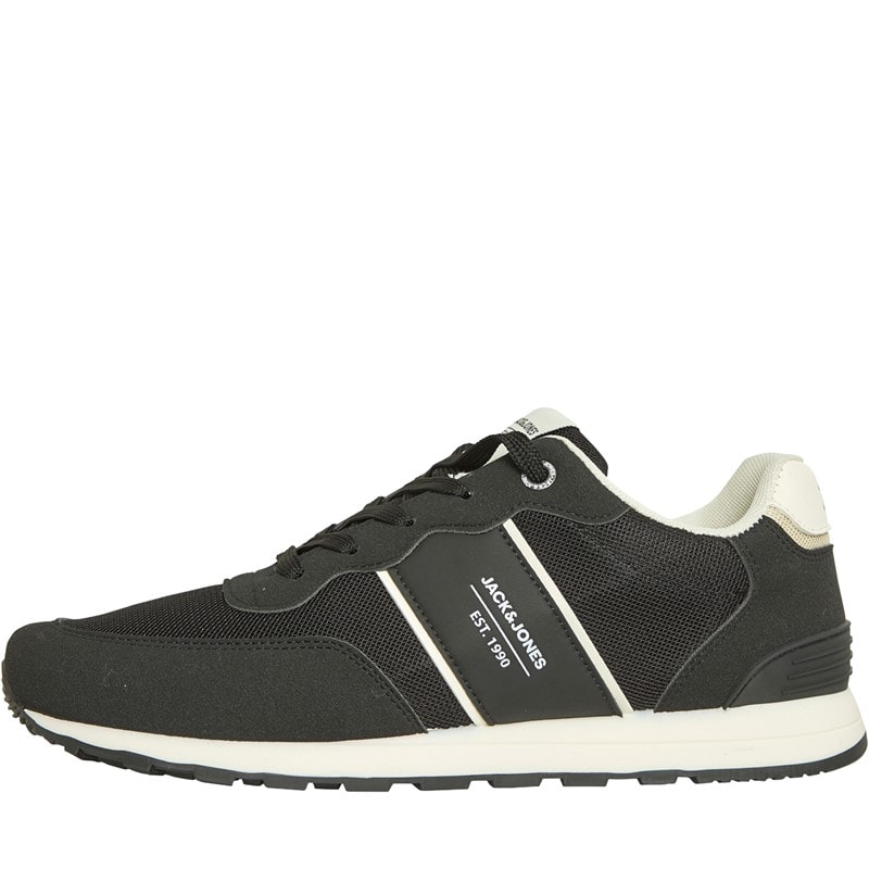 JACK & JONES Mens Milan Trainers Black