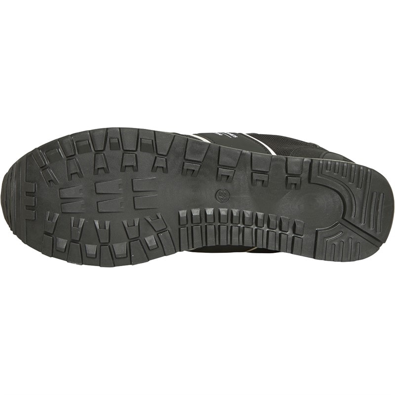 JACK & JONES Mens Milan Trainers Black - Image 2