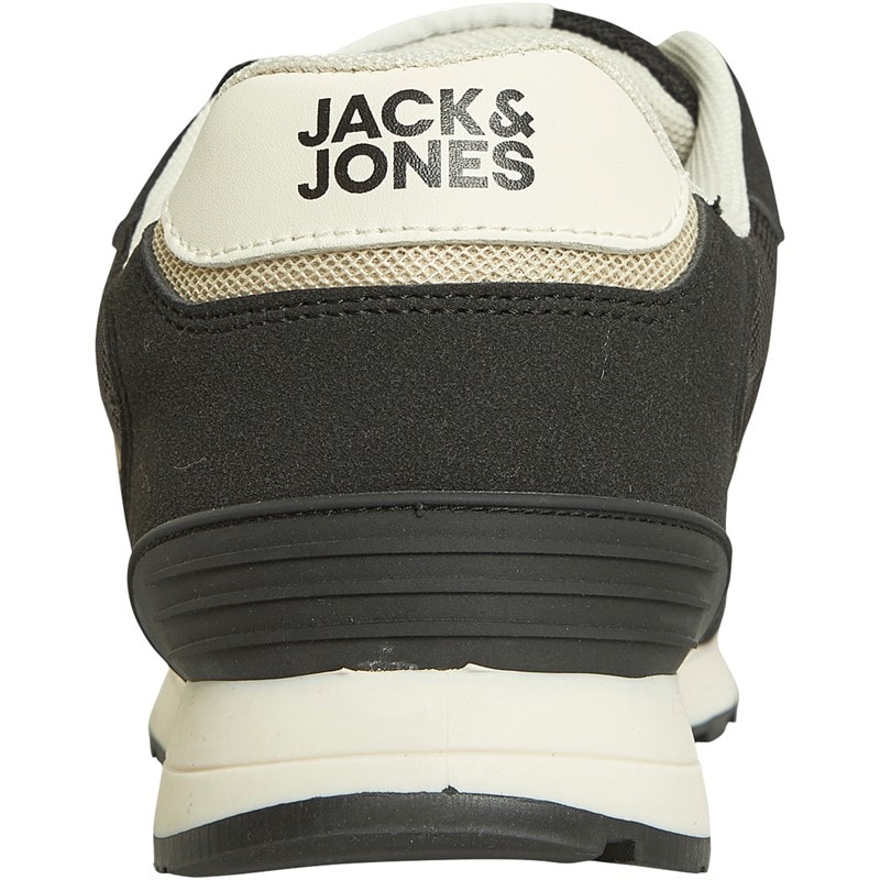 JACK & JONES Mens Milan Trainers Black - Image 3