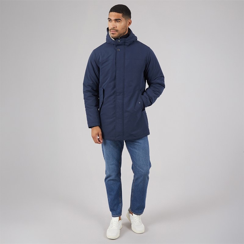 JACK & JONES Mens Kyle Parka Navy Blazer - Image 4