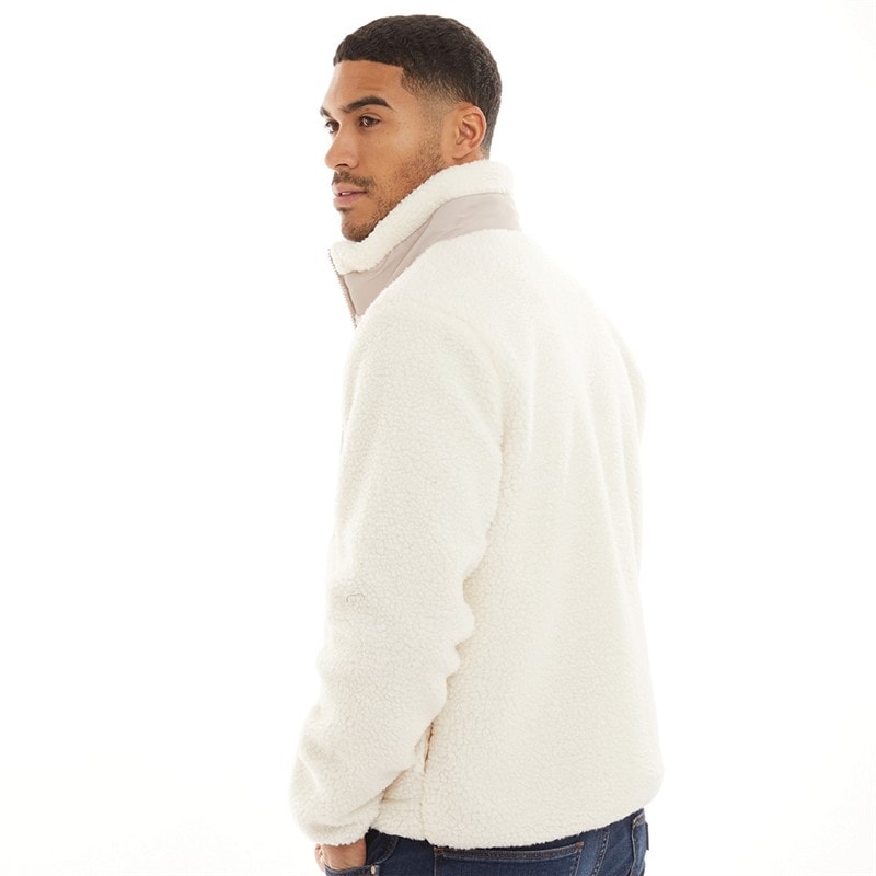 JACK & JONES Mens Vesterbro Teddy Jacket Atmosphere - Image 2