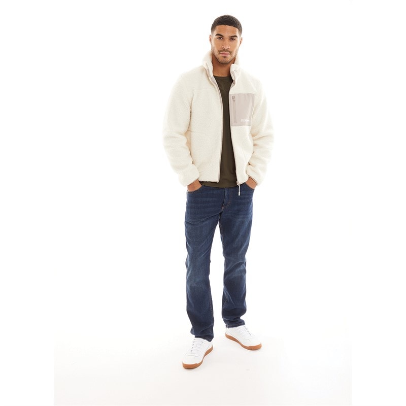 JACK & JONES Mens Vesterbro Teddy Jacket Atmosphere - Image 3