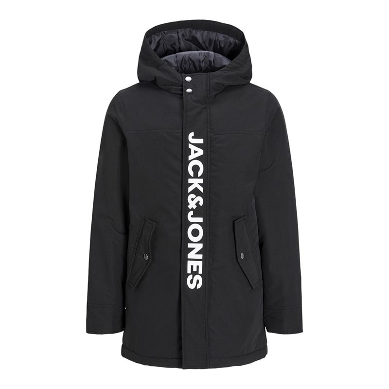 JACK & JONES Boys Fen Parka Black