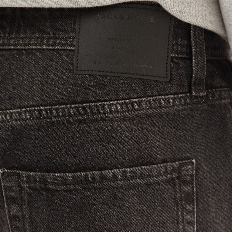 JACK & JONES Mens Chris SQ 165 Relaxed Fit Jeans Black Denim - Image 3