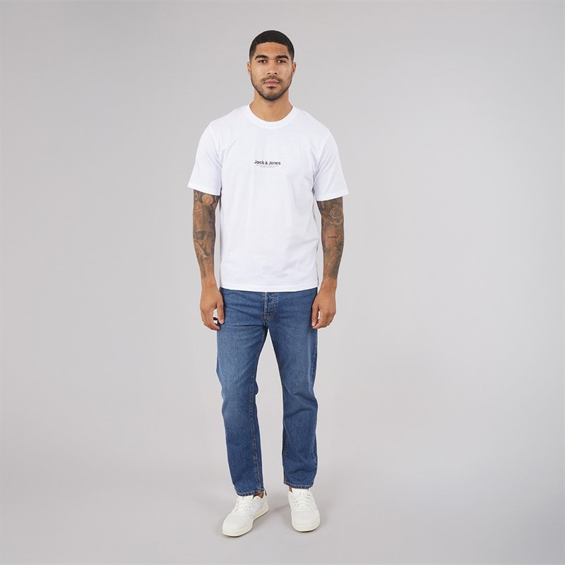 JACK & JONES Mens Chris SQ 959 Relaxed Fit Jeans Blue - Image 4