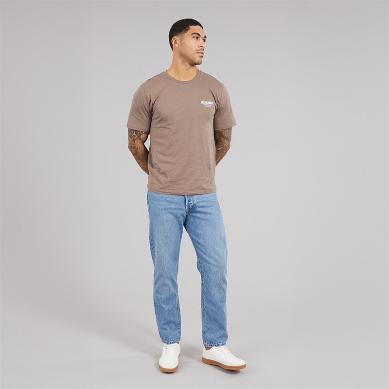 JACK & JONES Mens Chris SQ 957 Relaxed Fit Jeans Blue Denim - Image 4