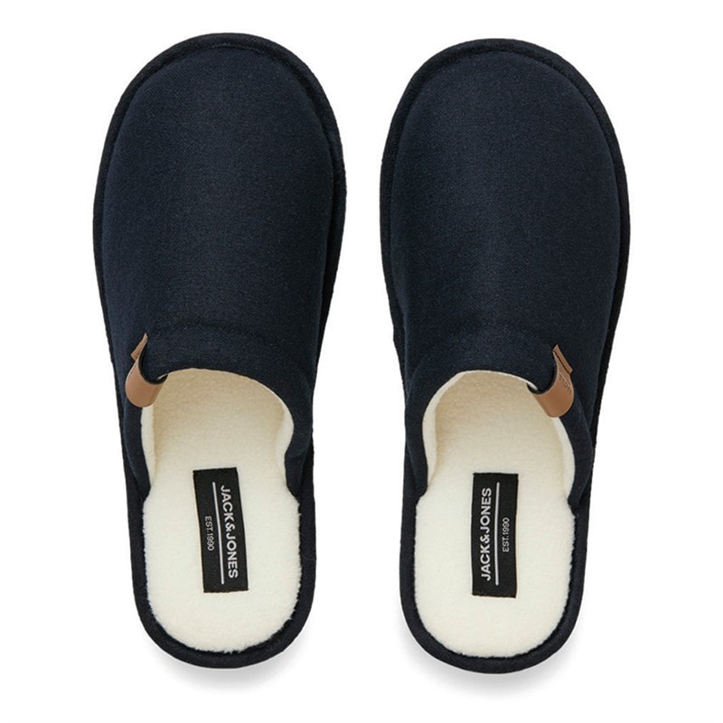 JACK & JONES Mens Marine Mule Home Slippers Navy Blazer - Image 2