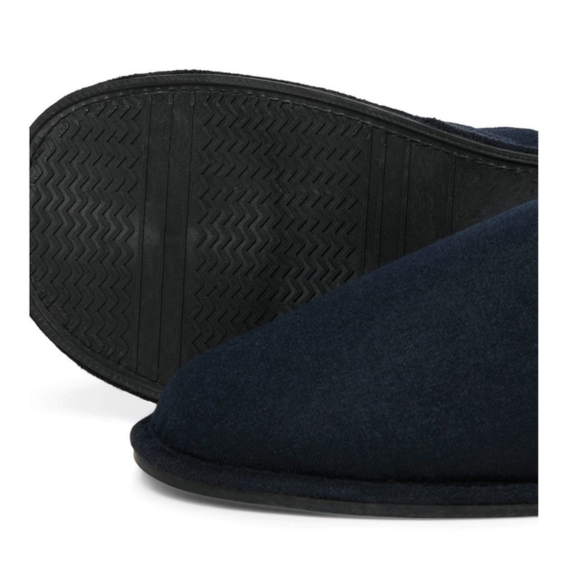 JACK & JONES Mens Marine Mule Home Slippers Navy Blazer - Image 3