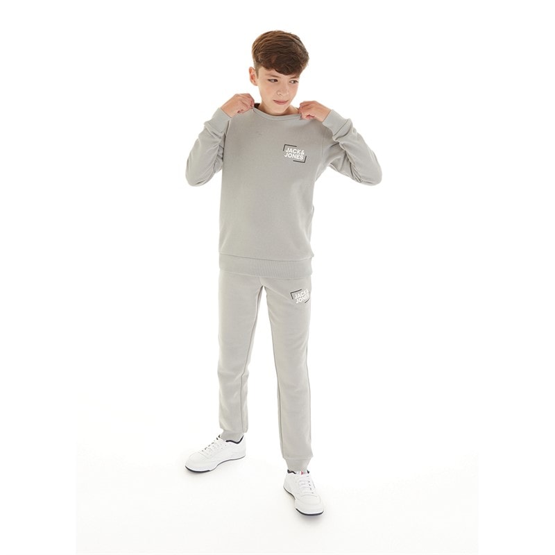 JACK & JONES JACK AND JONES Boys Luca Tracksuit Alloy - Image 3