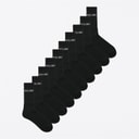 JACK & JONES Boys Ten Pack Regen Tennis Socks Black