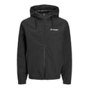 JACK & JONES Mens Mash Hooded Bomber Black