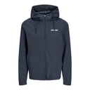 JACK & JONES Mens Mash Hooded Bomber Navy Blazer