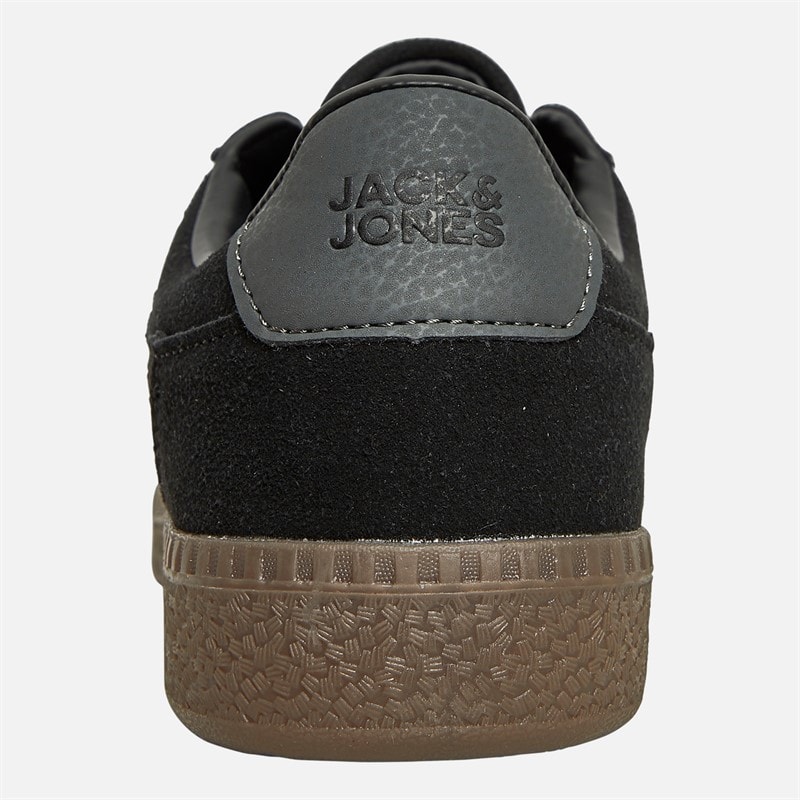 JACK & JONES Mens Mateo Trainers Anthracite/Asphalt - Image 3