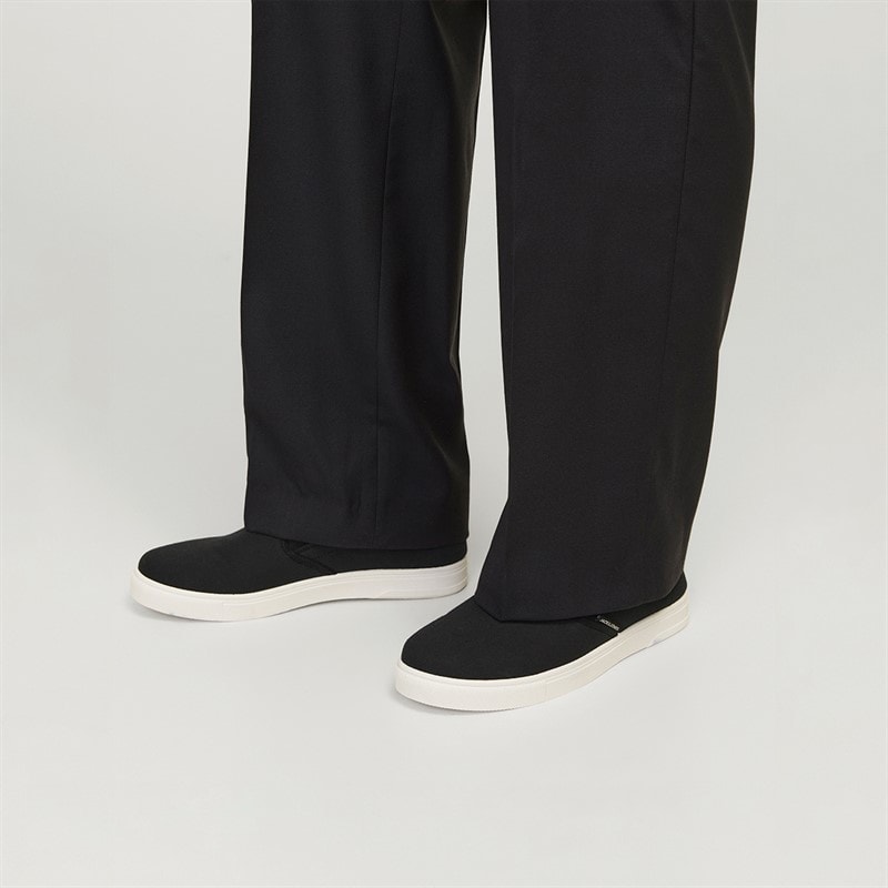 JACK & JONES Mens Richmond Slip On Trainers Black - Image 5