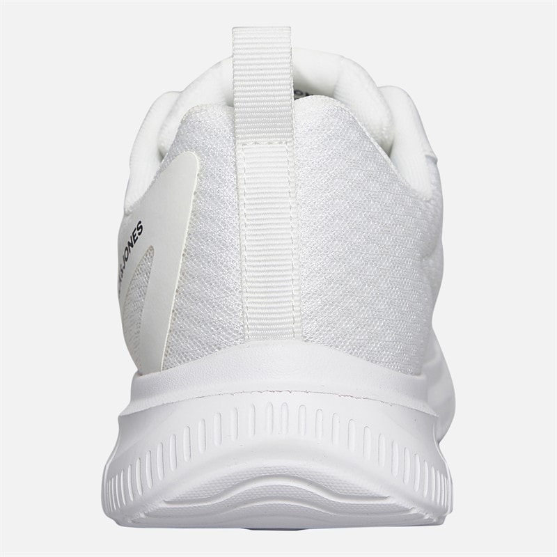 JACK & JONES Mens Tylor Mesh Trainers White - Image 3
