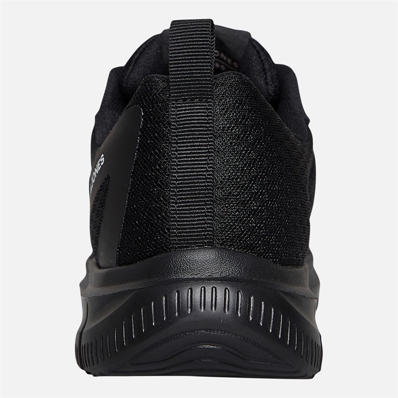 JACK & JONES Mens Tylor Mesh Trainers Black - Image 3