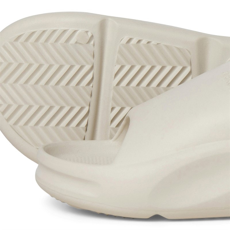 JACK & JONES Mens Status Moulded Slides Moonbeam - Image 2