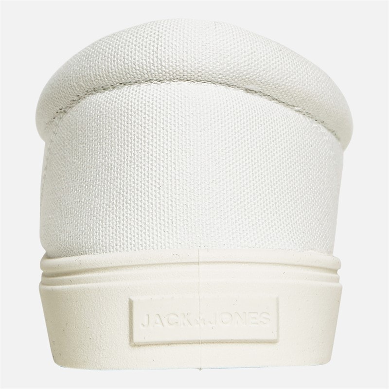 JACK & JONES Mens Richmond Slip On Pumps Bright White - Image 3