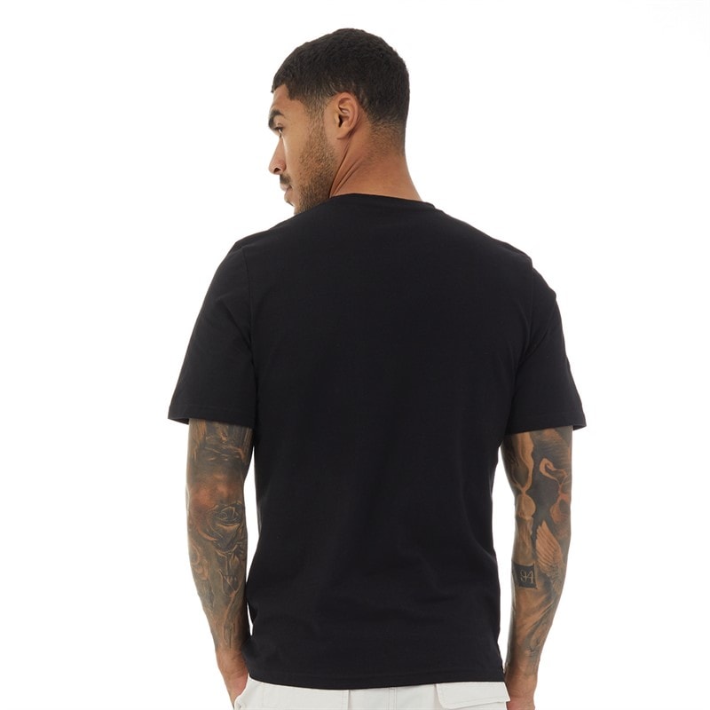 JACK & JONES Mens Relaxed T-Shirt Black - Image 2