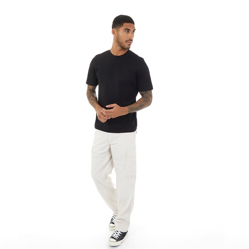 JACK & JONES Mens Relaxed T-Shirt Black - Image 3