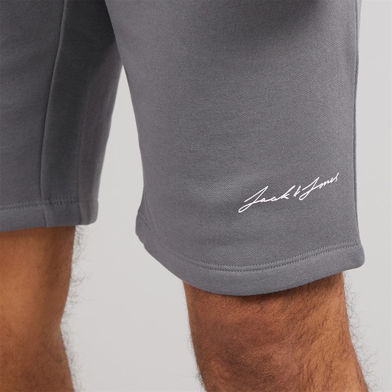 JACK & JONES Mens Jaxon T-Shirt And Shorts Set Castlerock - Image 5