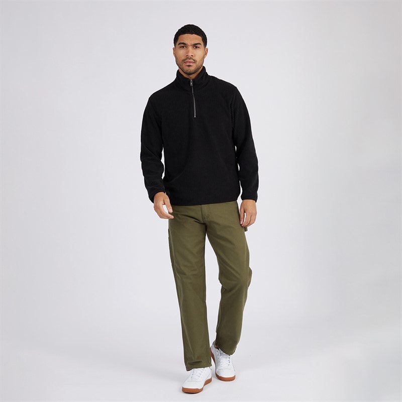 JACK & JONES Mens Eddie Carpenter Pants Olive Night - Image 4