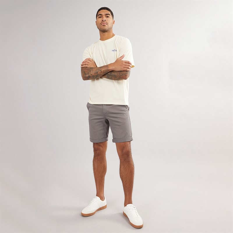 JACK & JONES Mens Santorini Back T-Shirt Buttercream - Image 4