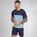 JACK & JONES Mens Trip T-Shirt And Shorts Set Navy Blazer