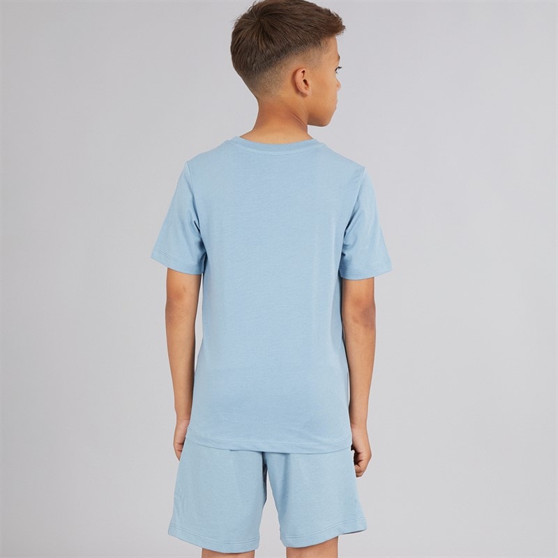 JACK & JONES Boys Theo T-Shirt And Shorts Set Mountain Spring - Image 2