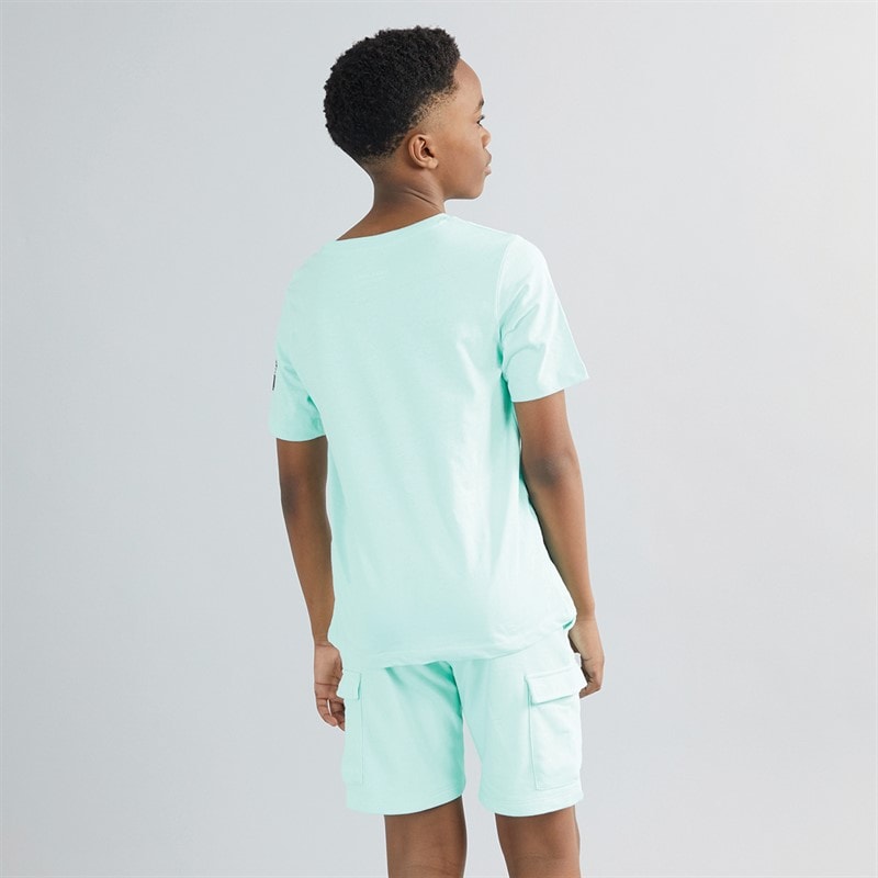 JACK & JONES Boys Drive T-shirt And Shorts Set Island Paradise - Image 2