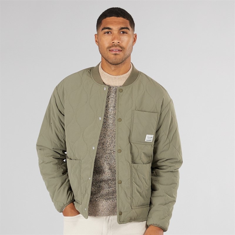 JACK & JONES Mens Cody Liner Jacket Dusty Olive
