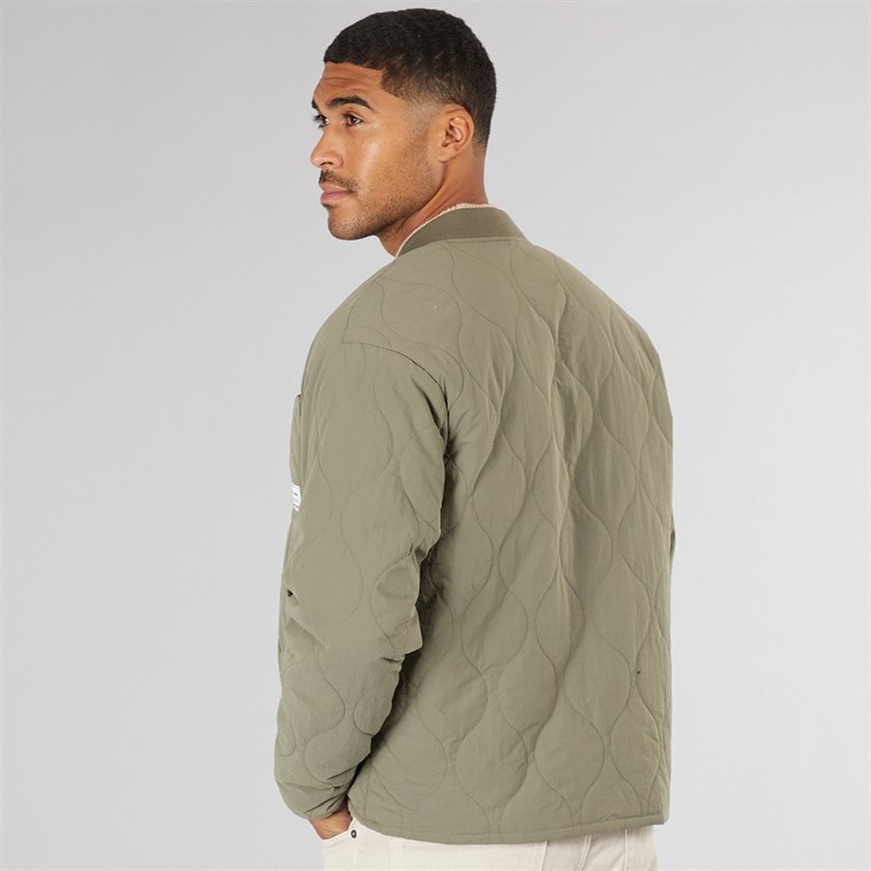 JACK & JONES Mens Cody Liner Jacket Dusty Olive - Image 2