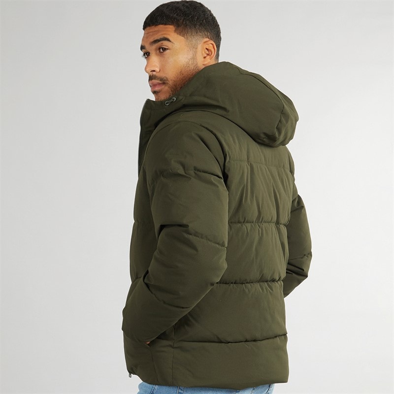 JACK & JONES Mens Brady Hooded Puffer Rosin - Image 2