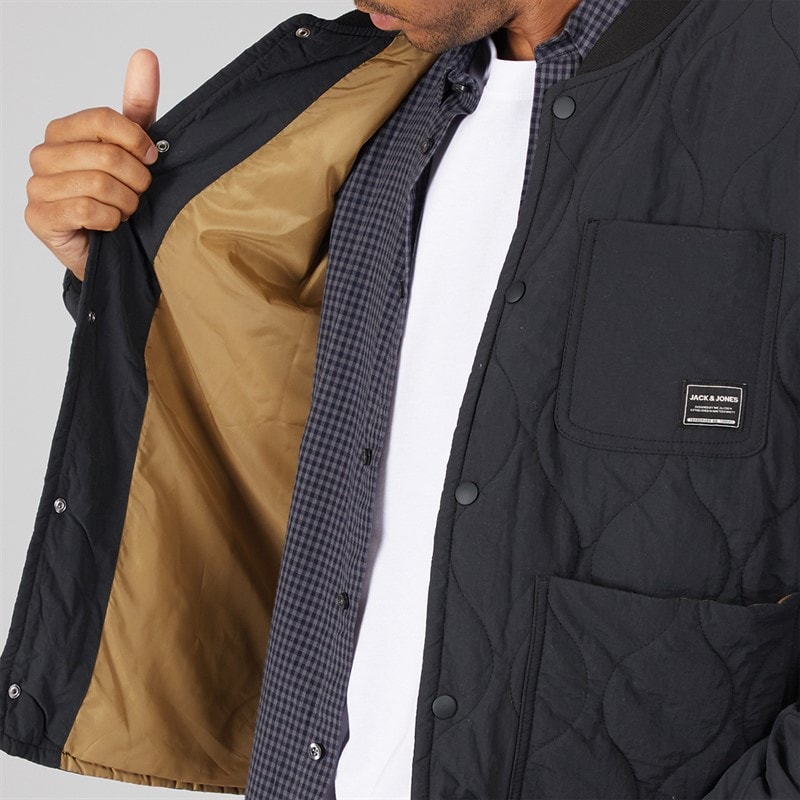JACK & JONES Mens Cody Liner Jacket Black - Image 3
