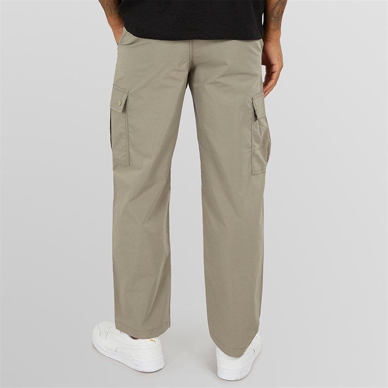 JACK & JONES Mens Karl Kurtis Snap Cargo Trousers Silver Sage - Image 2