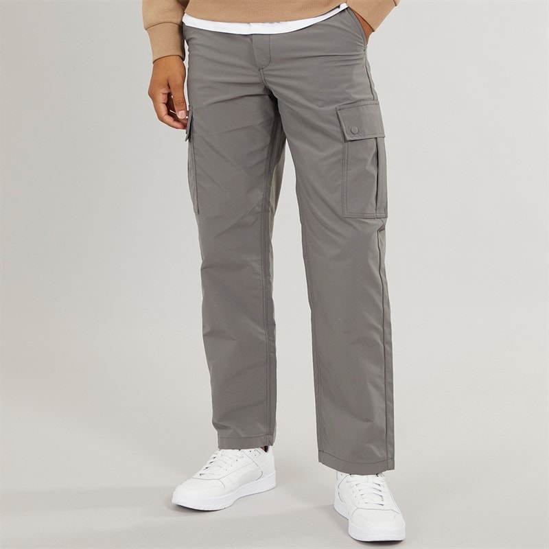 JACK & JONES Mens Karl Kurtis Snap Cargo Trousers Castlerock - Image 1